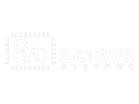 Octavo Systems White Transparent Logo